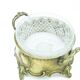 Rococo sugar bowl, silver-plated brass, Poland, early 20th century