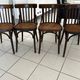 Set of 4 vintage bistro chairs from the 1960s.