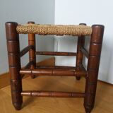 Tabouret bois et corde