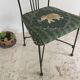 Chaise de jardin en acier et tissu