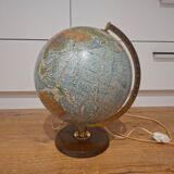 Illuminated globe, taride, 1970-1880, 30 cm