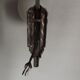 French art deco wall sconce silver metal with opaque glass ball shade 4101