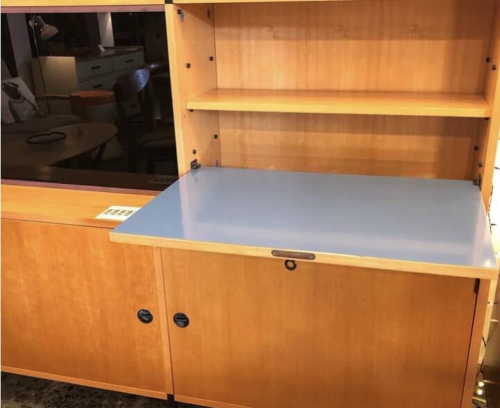 Minvielle high ash furniture / bookcase / sideboard