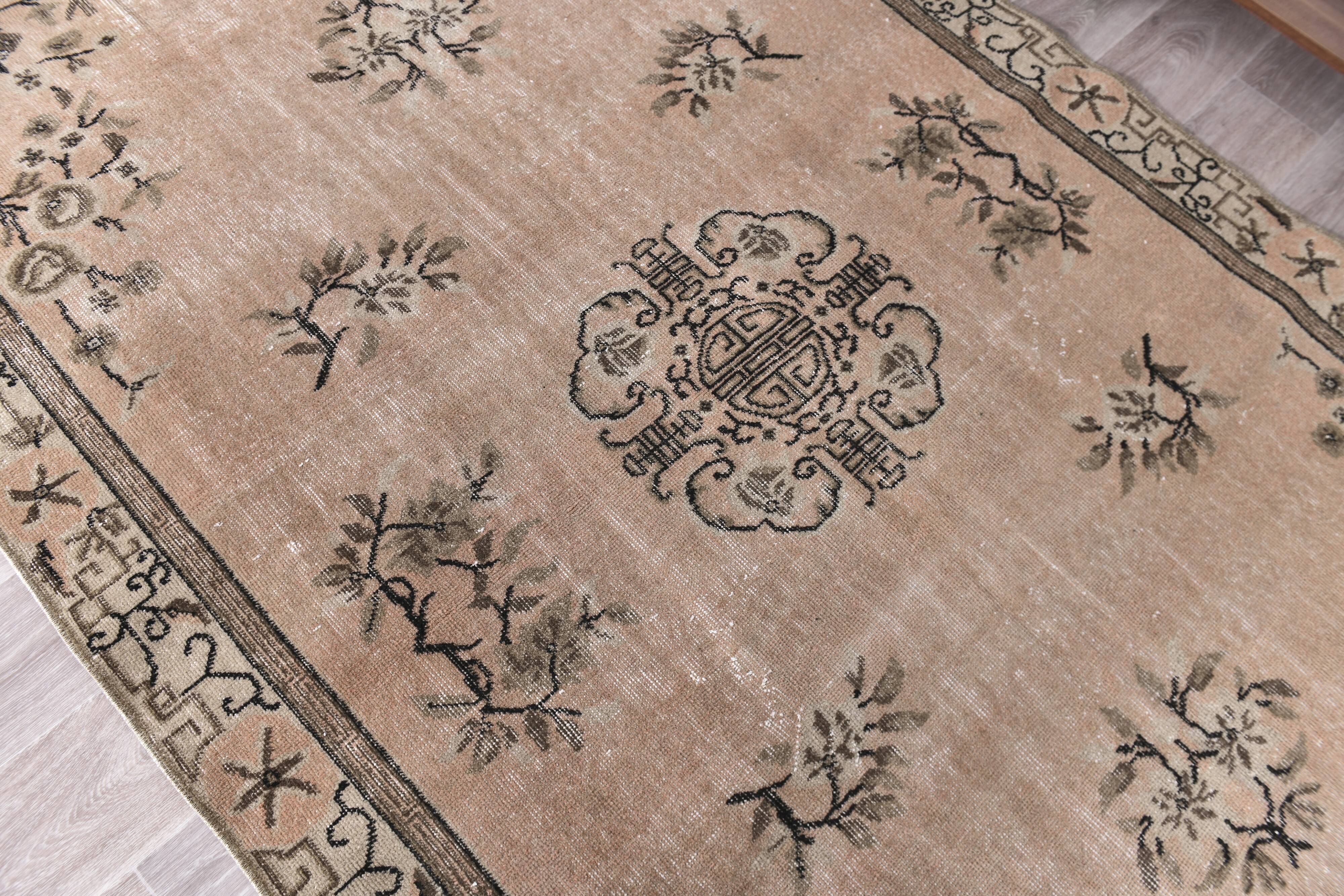 Soft Red & Brown Oriental Vintage Rug 158x260Cm SK 240826