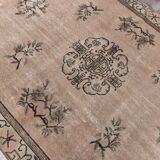 Tapis oriental vintage doux rouge et marron 158x260 cm SK 240826