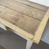 Small old wooden table