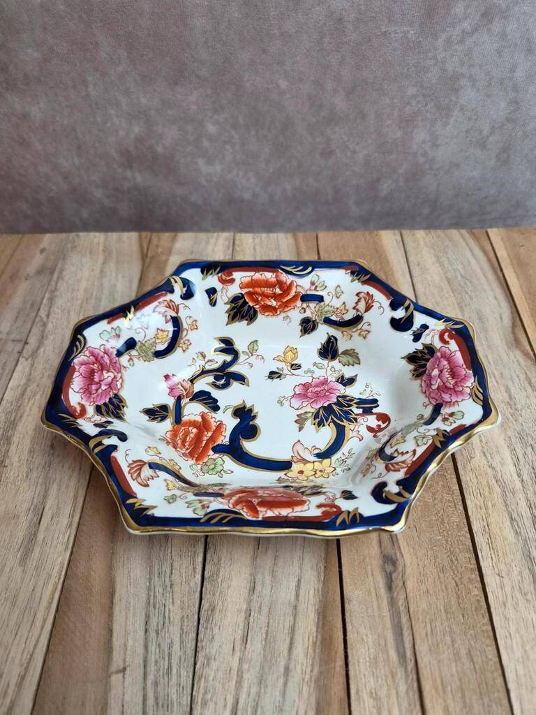 Mason's Mandalay catchall / tray – English ironstone – Polychrome decoration and gilding