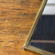 Miroir de barbier  suspendre en laiton