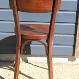 6 chaises Baumann dos large N°30 hêtre foncé