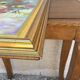 Peinture sur bois bouquet de fleurs