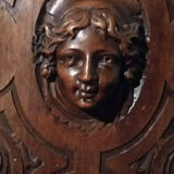 Walnut Renaisance corner buffet