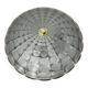 Vintage Peill & Putzler Optical Glass Flush Ceiling Lamp 1960s-70s