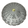 Vintage Peill & Putzler Optical Glass Flush Ceiling Lamp 1960s-70s