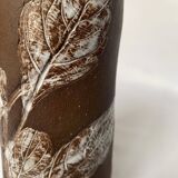 Vintage signed terracotta vase