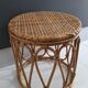 Vintage rattan stool