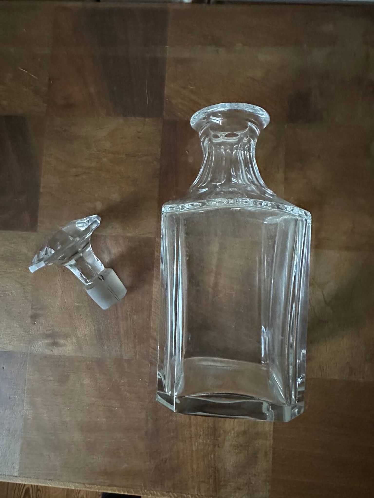 Baccarat crystal whisky decanter, perfection model