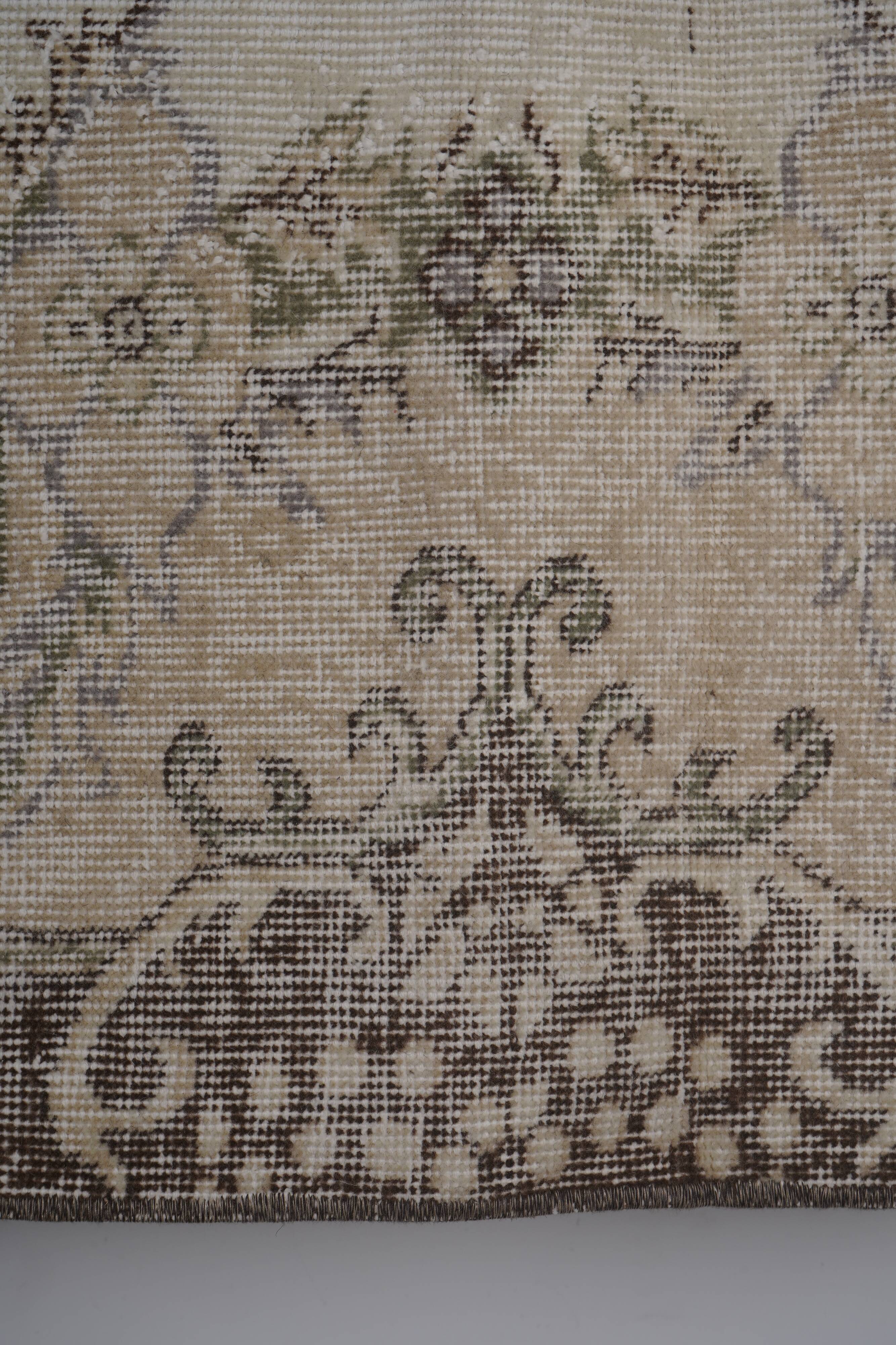 Vintage Turkish Oushak Handwoven Rug 170x270 cm