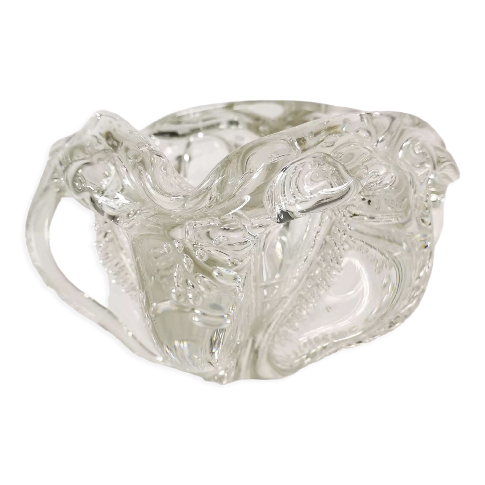 Glass organic ashtray, Sweden, 1960s