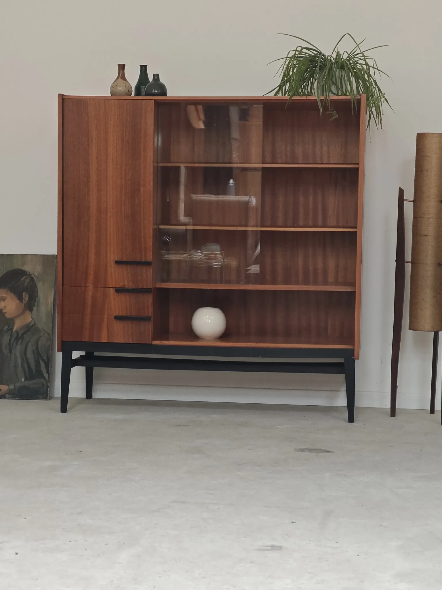 Wooden sideboard by Frantisek Mezulanik for Up Zavody 60