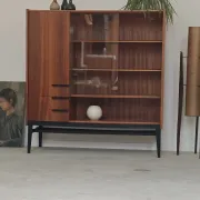 Wooden sideboard by Frantisek Mezulanik for Up Zavody 60