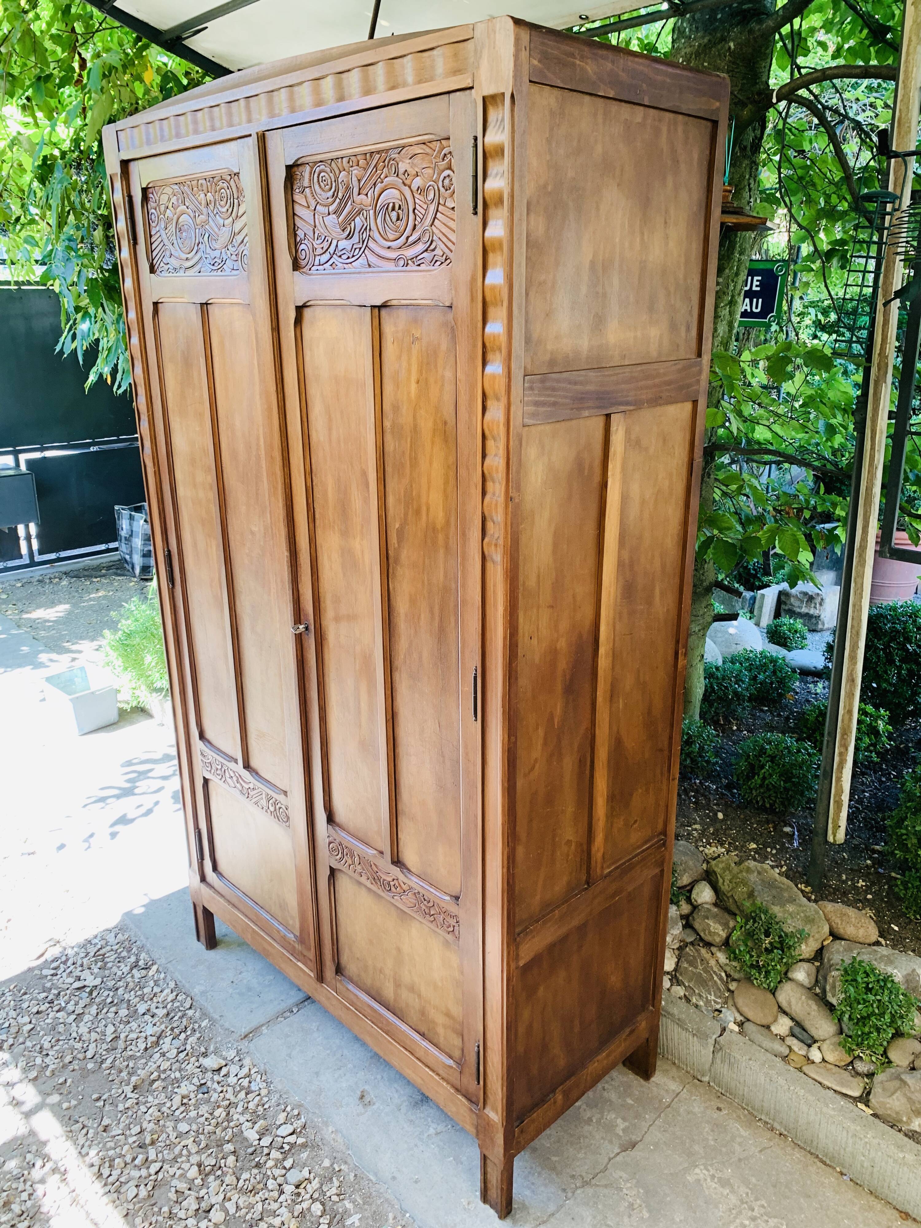 Art deco parisian wardrobe