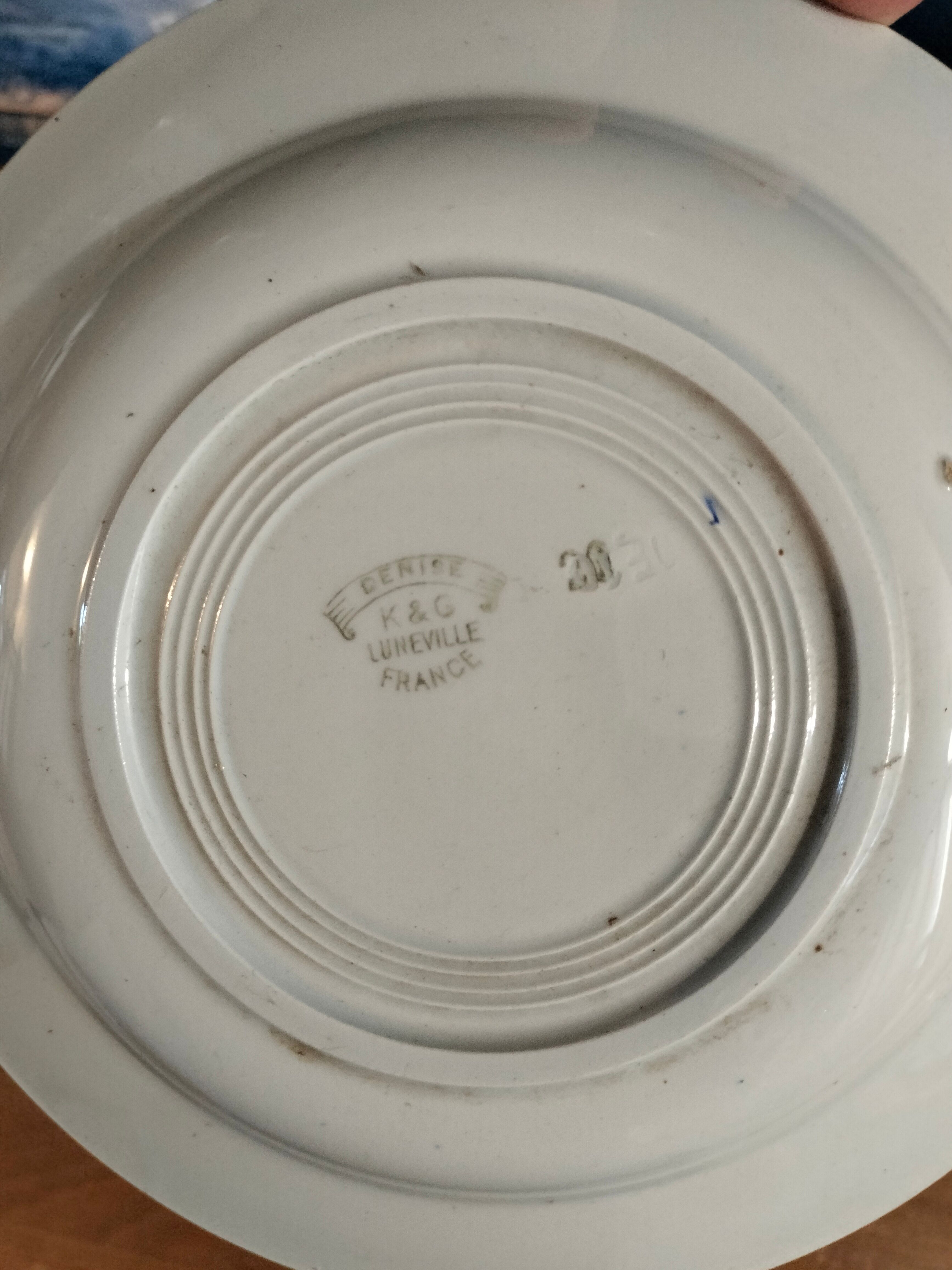 Assiettes Lunéville