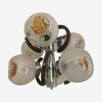 Mazzega Murano chandelier 1970-1980