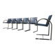 Set 6 postmodern black Dutch design Circel chair Metaform