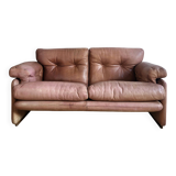 Coronado sofa by Tobia Scarpa in leather