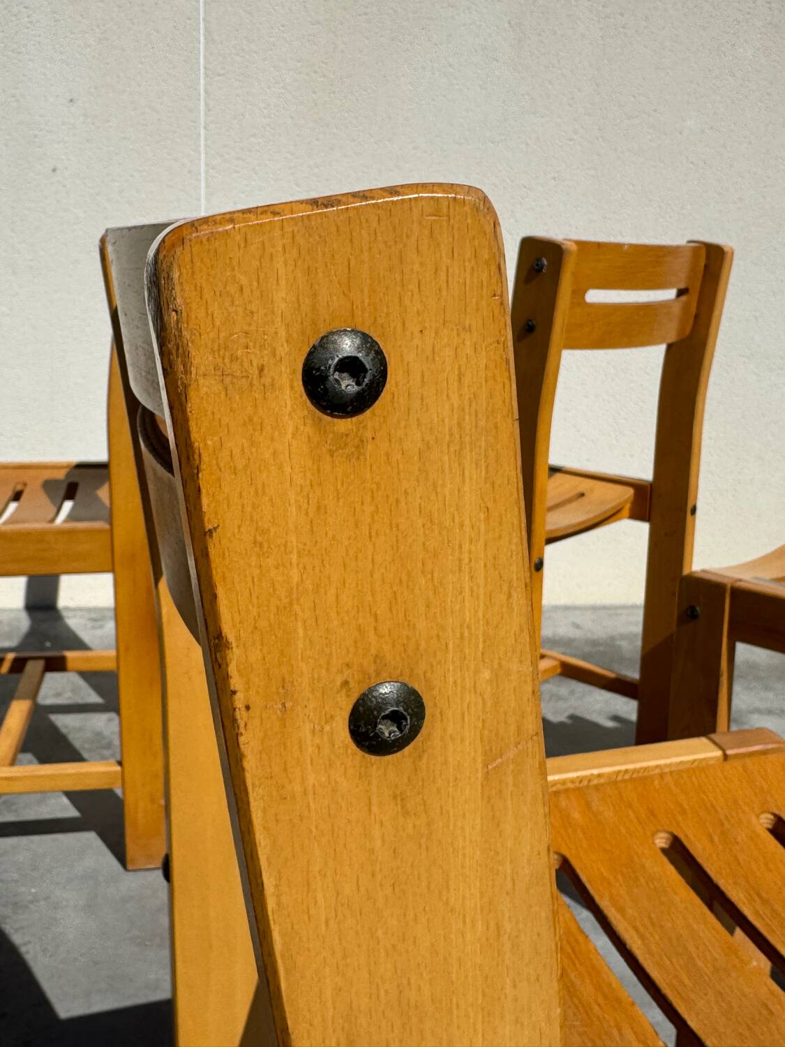 4 designer chairs attributed to André Sornay from the 60s
