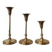 Trio de bougeoirs