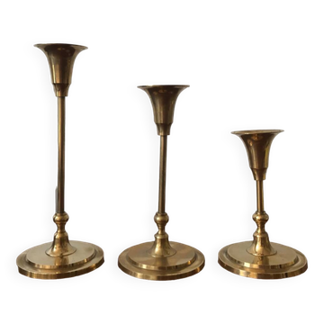 Trio of candle holders