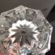 6 vintage chiseled crystal port glasses