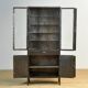 Polished iron medicine cabinet, 1950s