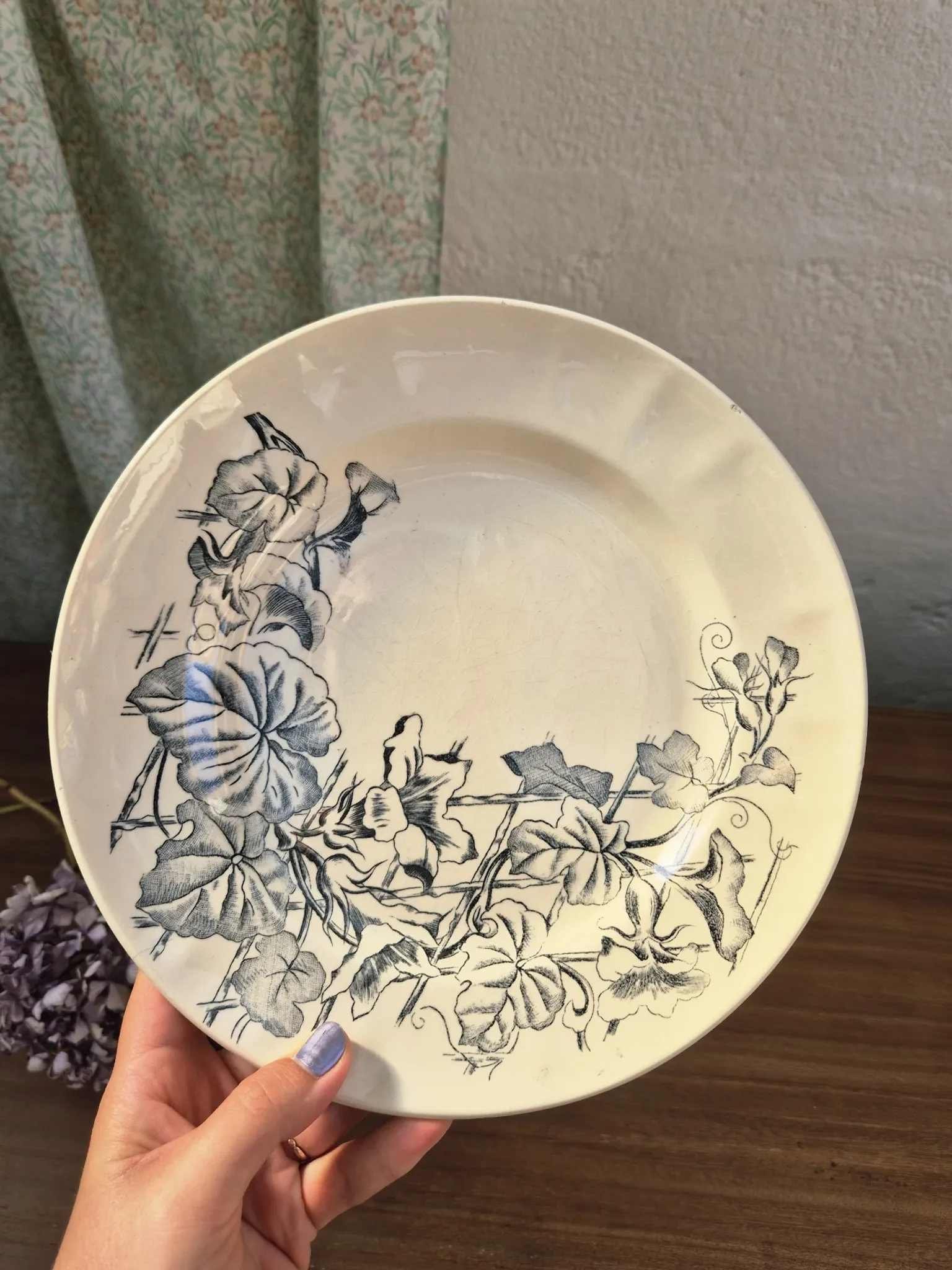 Vintage ironstone compote