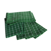 Nappe et serviettes vintage