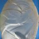 Art Nouveau frosted glass vase