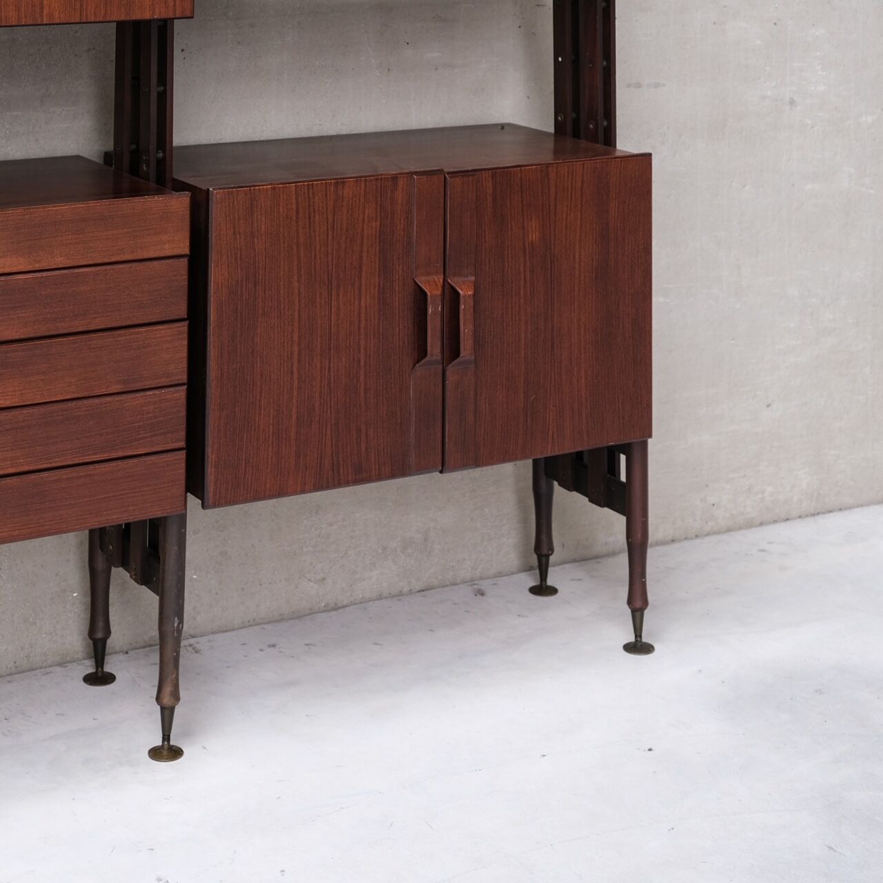 Italian Mid-Century Large Shelving Display