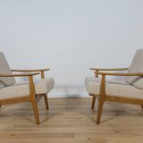 Mid-century Polish armchairs model 5825, 1960s, set of 2