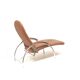 Fauteuil relax réglable Optima d'Ingmar Relling en cuir cognac