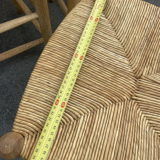 Set of 6 straw chairs