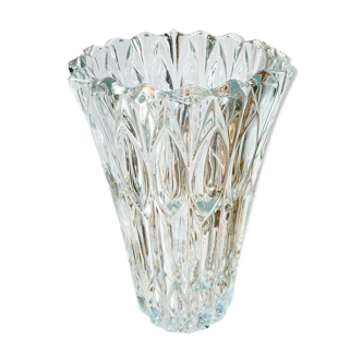 Vase en verre vintage