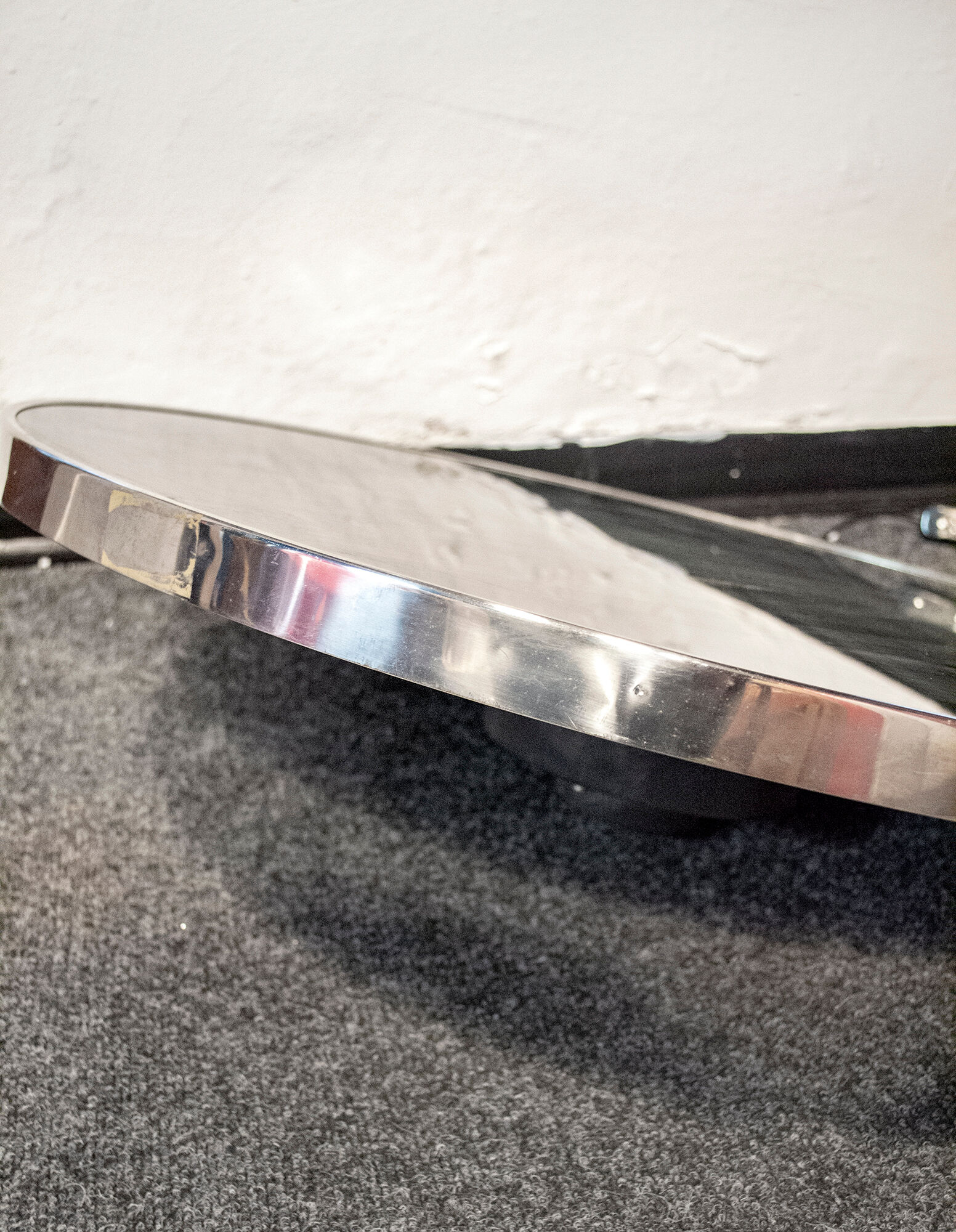 Fiber optic lamp that changes color in psychedelic kinetic style Italy 70s