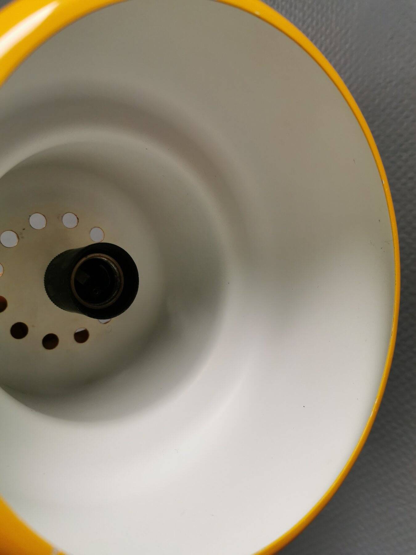 Mini poker hanging lamp by Jo Hammerborg 1977 Denmark