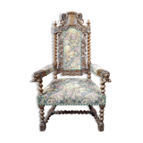 Neo-baroque armchair, circa 1880