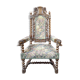 Neo-baroque armchair, circa 1880