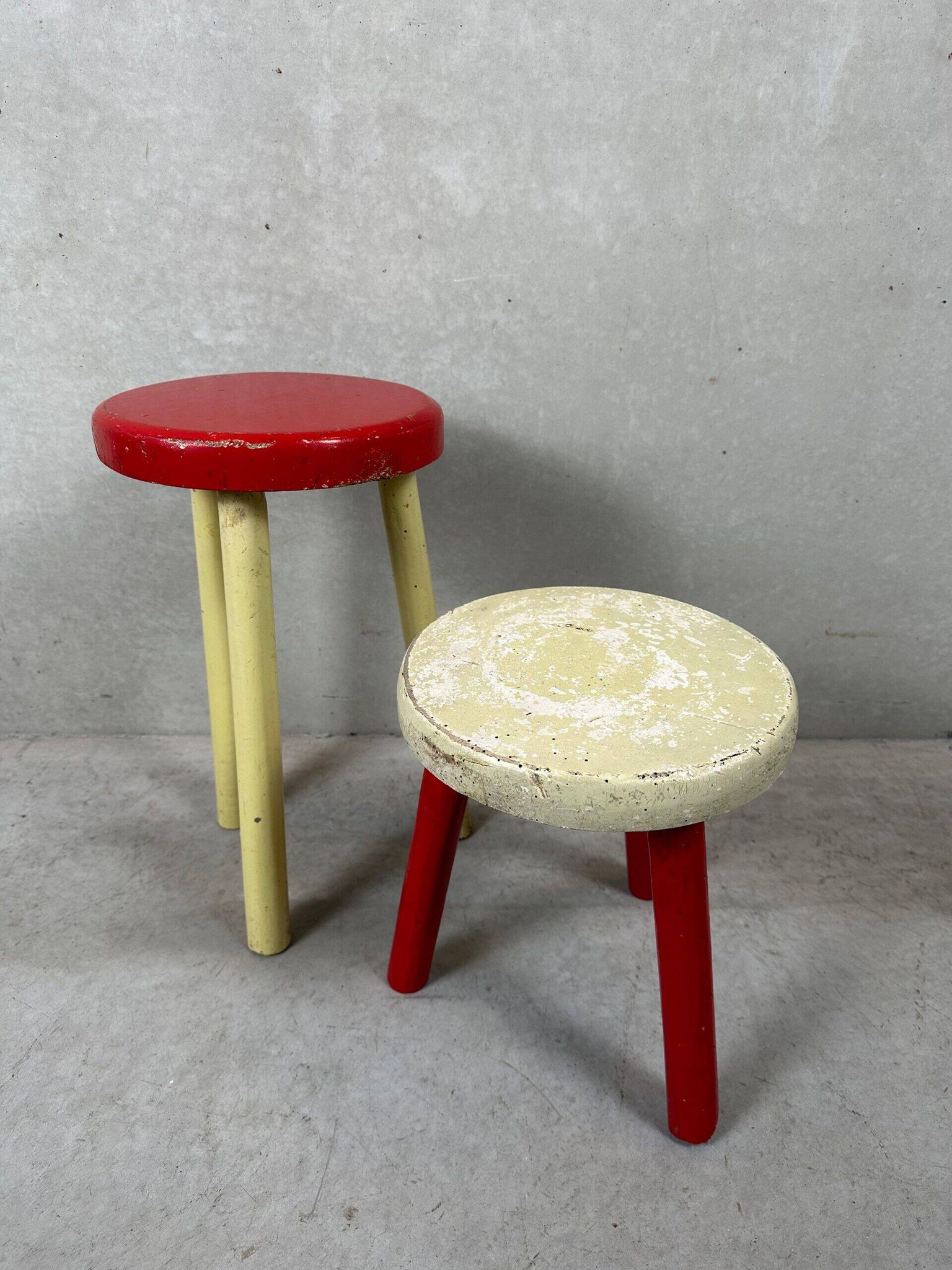 Vintage set of plant tables/stools