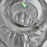 Carafon en cristal taillé H21