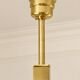 Gaetano Sciolari 1970s Italian Brass & Textured Glass 9-Light Chandelier