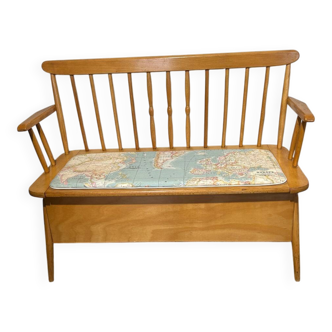 Vintage 1950s kids' bank safe